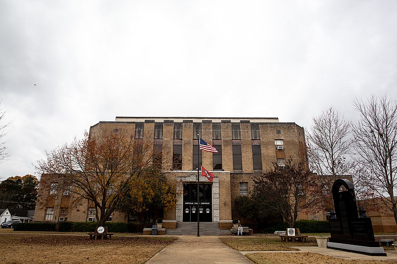 Hempstead County Courthouse was built in 1939 in Hope, Ark.