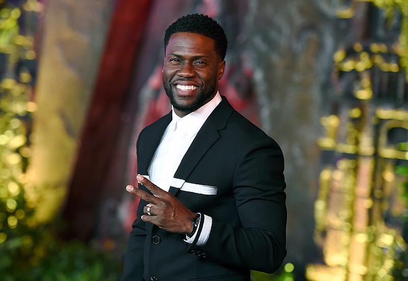 In this Dec. 11, 2017 file photo, Kevin Hart arrives at the Los Angeles premiere of "Jumanji: Welcome to the Jungle" in Los Angeles. Hart on Thursday night, Dec. 6, 2018, announced he was bowing out of hosting the 91st Academy Awards, after public outrage over old anti-gay tweets reached a tipping point. (Photo by Jordan Strauss/Invision/AP, File)