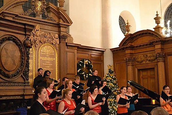 A recent Lessons and Carols event at the Church of St. Mary.