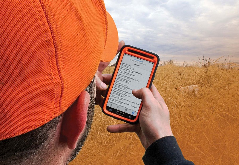 Many phone apps, such as the MDC Hunting app, can be useful for outdoor activities.