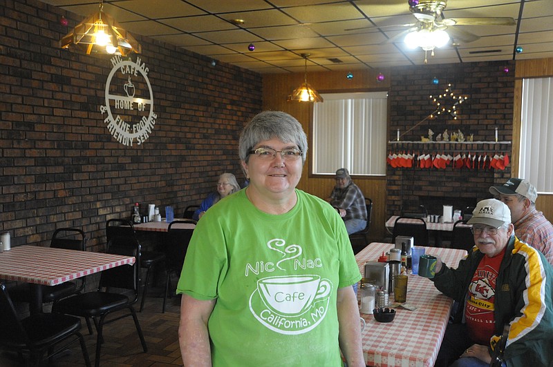 <p>Democrat photo/Michelle Brooks</p><p>Jackie Heather retired as owner of Nic Nac Cafe after 20 years as owner and another 21 before as an employee. The new owner, David Wyatt, a former Sonic manager, plans few changes but a few updates in the coming year.</p>