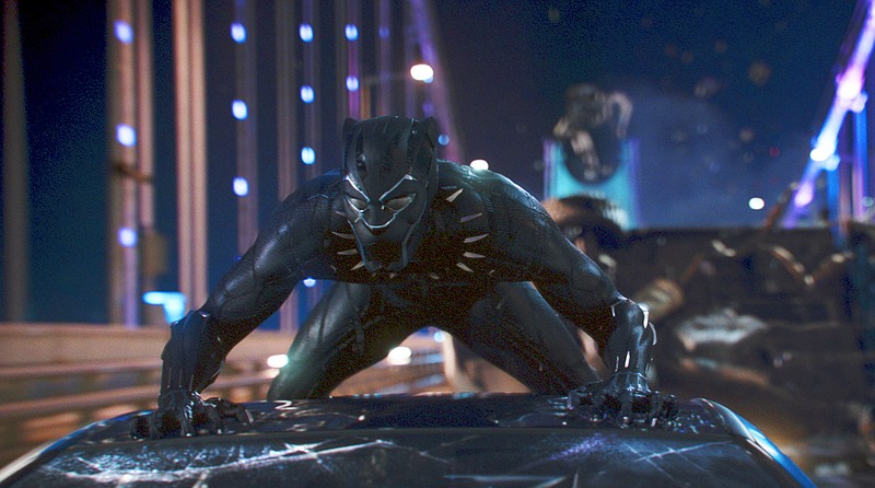This image released by Disney shows a scene from Marvel Studios' "Black Panther." Disney and WarnerMedia are each launching their own streaming services in 2019 in an effort to challenge Netflix's dominance. Netflix viewers will no longer be able to watch hit movies such as "Black Panther" or "Moana," which will soon reside on Disney's subscription service. (Matt Kennedy/Marvel Studios-Disney via AP)