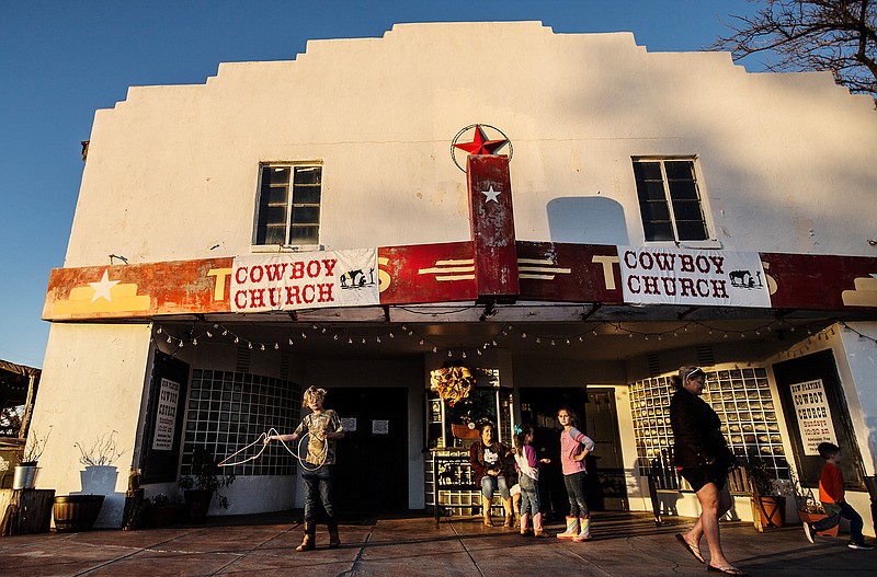 Cowboy church in West Texas all Texarkana Gazette
