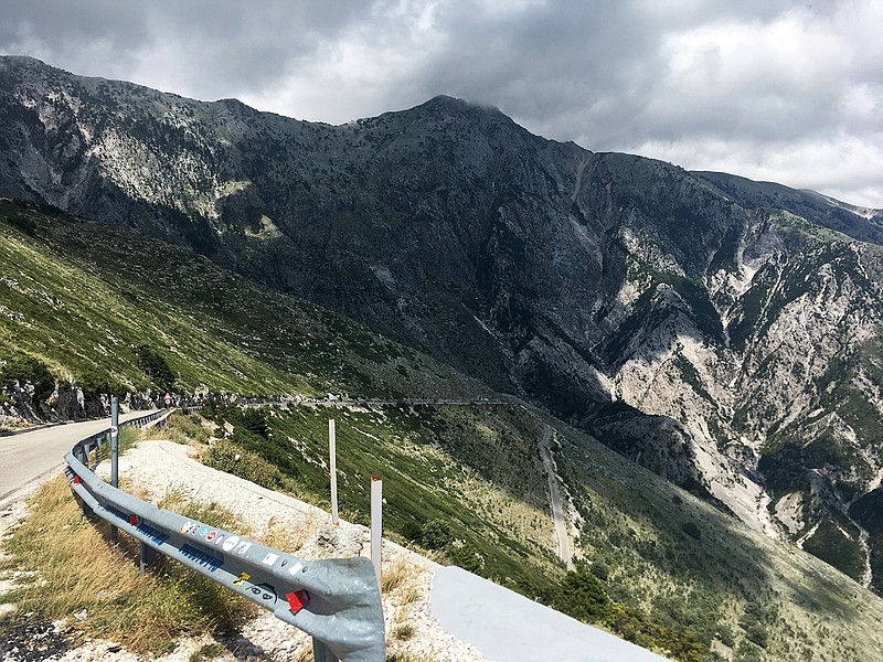 One of the highest paved roads in Europe, this mountain pass makes for a thrilling road trip into the misty mountains above the Adriatic and Ionian seas. From the scenic overlook, you can see a string of white crescent beaches along the coastline. (Photo for The Washington Post by Mary Winston Nicklin)