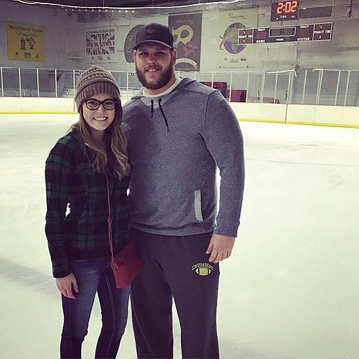 <p>Photo courtesy of Hannah Kiddoo</p><p>Hannah Kiddoo and her fiance, Gavin, enjoy open skate at Washington Ice Arena. She finds this winter workout a great way to keep in shape and enjoy quality time with loved ones and the community.</p>