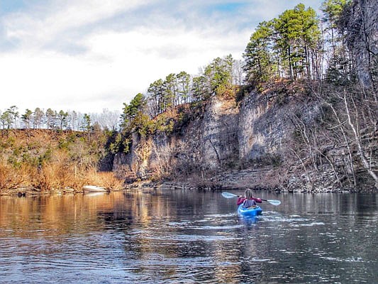 If you want to escape the crowds, now is the time to soak in the solitude of the Buffalo River.