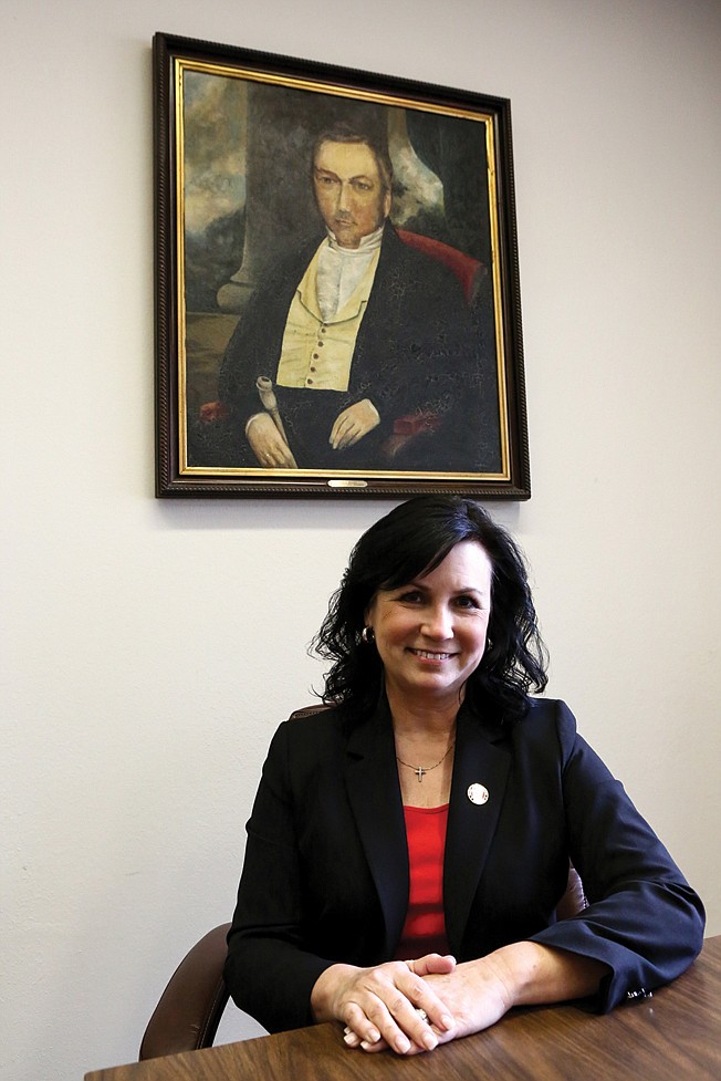 Judge Cathy Harrison poses for a portrait.