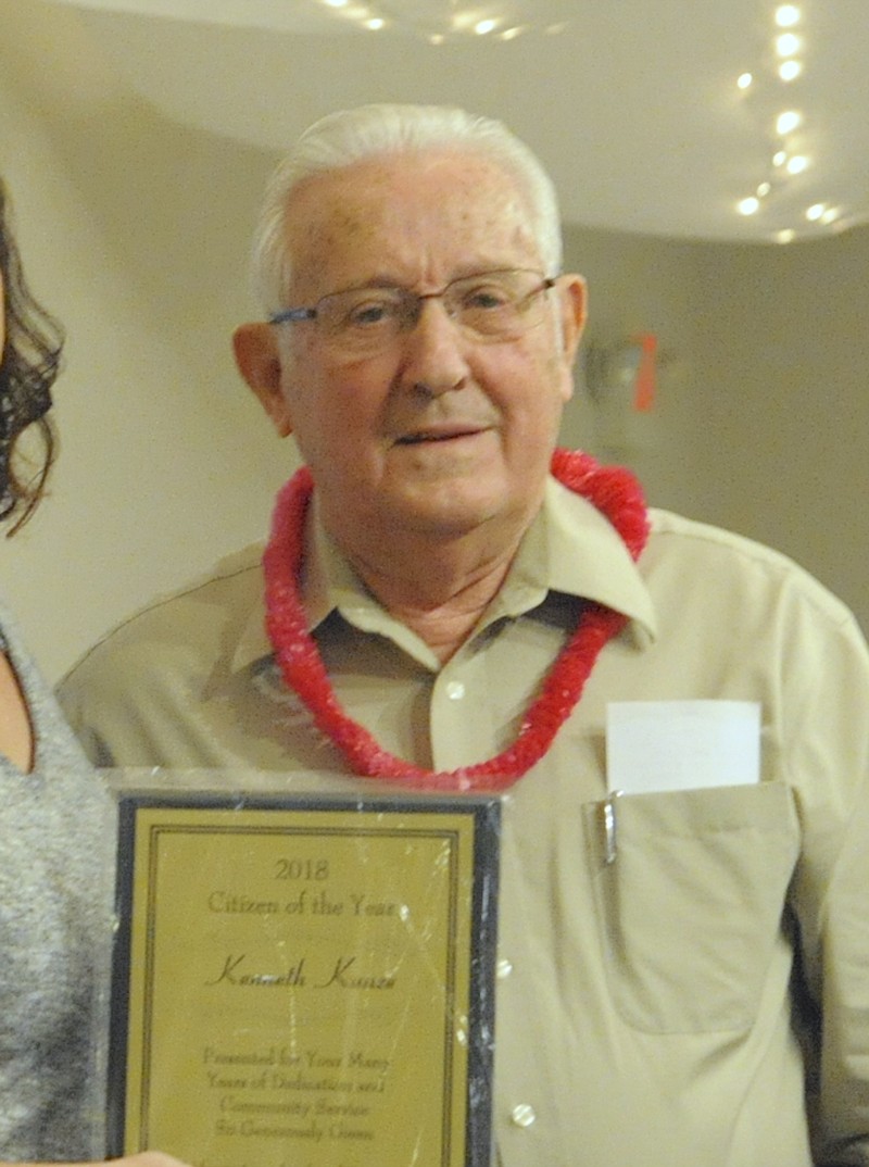 Ken Kunze, retired Moniteau County Presiding Commissioner, was named the 2018 Citizen of the Year.