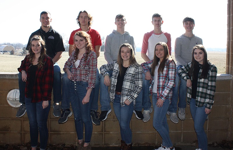 Courtwarming crowning for South Callaway will take place between games Friday. Candidates include: Tyklen Salmons, Mackenzie Wetherell, Daniel McDonald, Olivia Crocker, Drake Davidson, Hannah Benningfield, Dylan Paschang, Hayley Mealy, Treysen Gray and Bailey Parker.