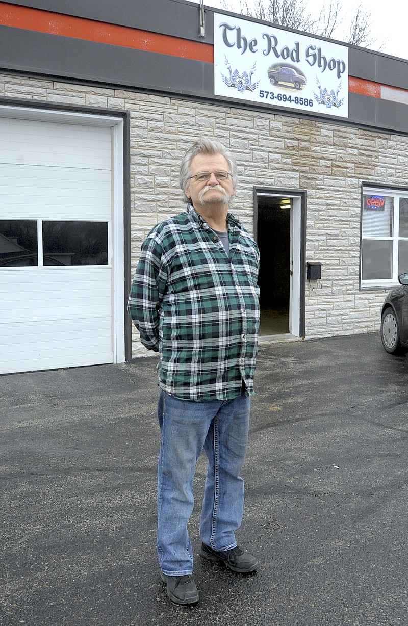 Larry Roark has moved his specialized auto care store, The Rod Shop, to California, Mo.