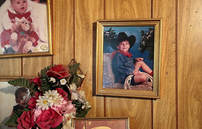 A photograph of William Brown as a child hangs in his grandmother, Alice Brown's home on Monday, February 4, 2019. Brown, 24, was killed last month after a vape pen exploded in his face. He is at least the second person in the United States reportedly killed by an exploding e-cigarette. (Amanda McCoy/Fort Worth Star-Telegram/TNS)