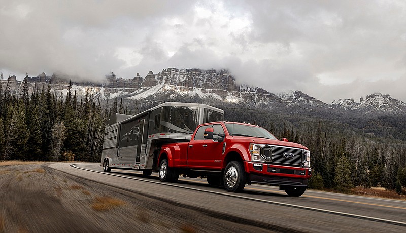 Ford introduces the next level of Built Ford Tough heavy-duty pickup truck capability, power and technology with the new 2020 F-Series Super Duty pickup. (Ford Motor Co./TNS)