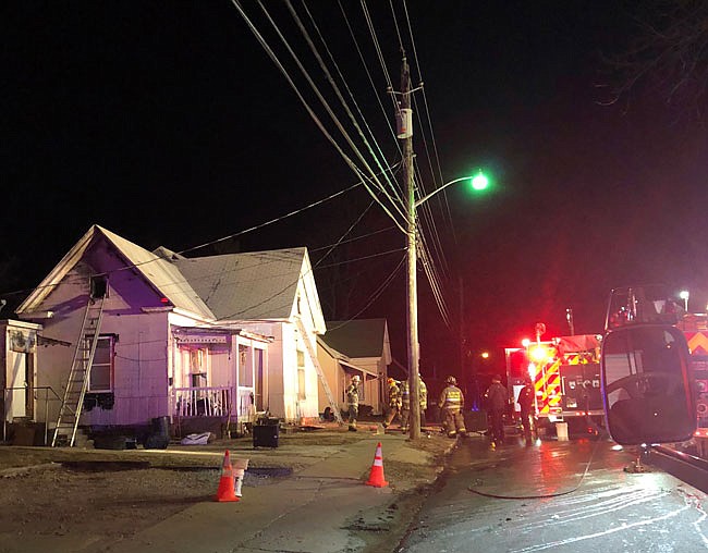 A Saturday night fire on Ninth Street in Fulton resulted in about $35,000 in damage, fire officials report.