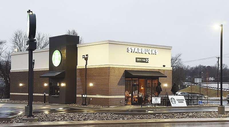The Starbucks cafe at 505 Missouri Blvd. in Jefferson City is shown in this Feb. 11, 2019, photo.