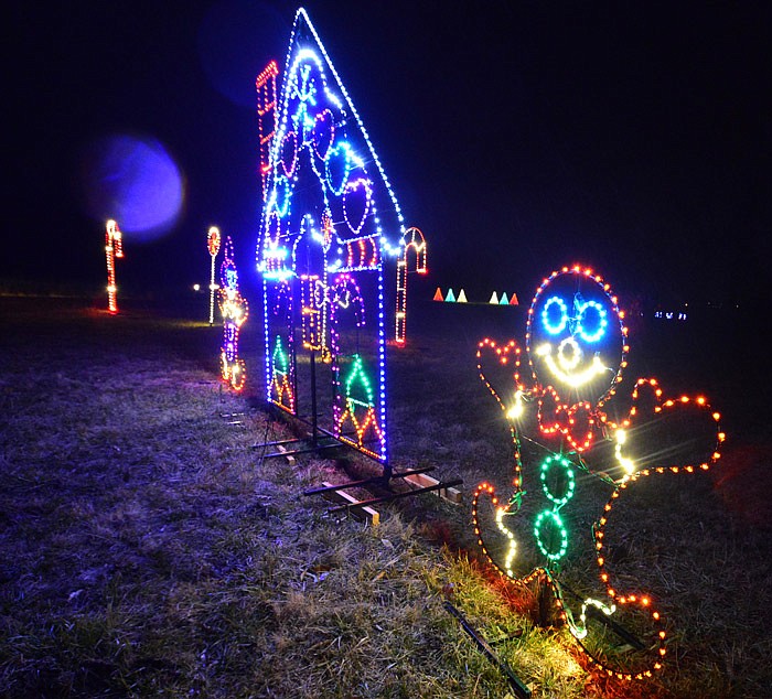 In this Dec. 20, 2018 file photo, dazzling lights are on display during the Capital City Festival of Lights at Binder Park.