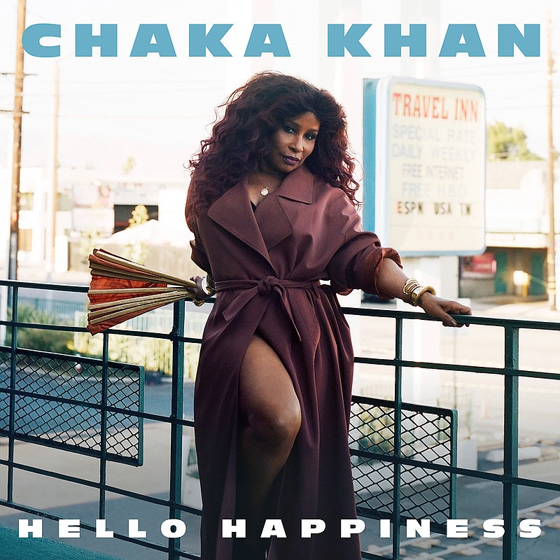 This cover image released by Diary Records/Island Records shows "Hello Happiness," the latest release by Chaka Khan. (Diary Records/Island Records via AP)