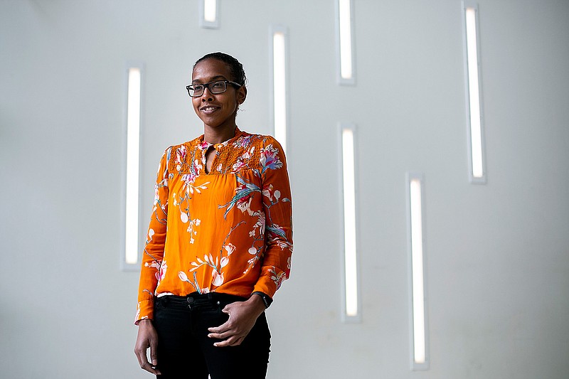 Dr. Kara Bagot, a researcher at the University of California, San Diego, poses for a portrait on the campus on Feb. 13, 2019 in San Diego, Calif. Bagot conducts research into the brain activity of teenage social media users. (Sam Hodgson/San Diego Union-Tribune/TNS)