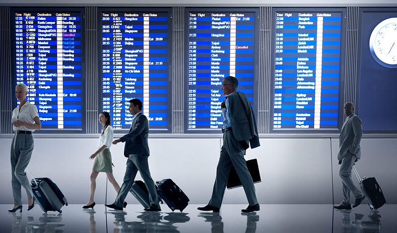 Destygo can build a chatbot for an airport that answers questions about what gate a passenger's flight is leaving from, and whether it's delayed. (Dreamstime/TNS)