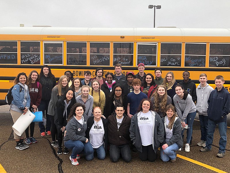 High school juniors from Texarkana and the surrounding area recently attended the 24th annual Rotary Youth Leadership camp in Athens, Texas. The RYLA program was created to encourage strong leadership in youths. (Submitted photo)
