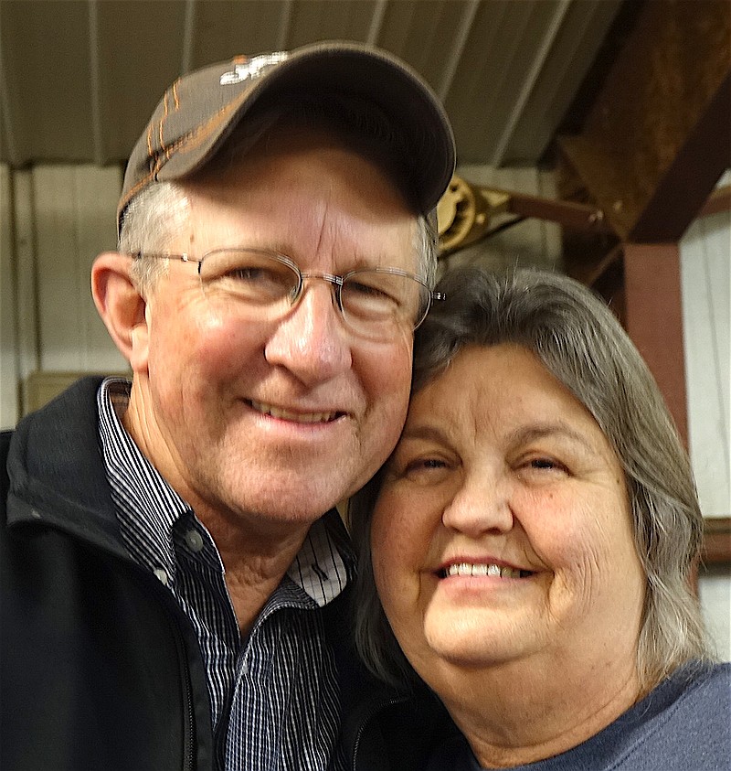 Donnie and Donnis Herrington of Hineston, La., are longtime supporters of the 4-State Cystic Fibrosis Benefit Coon Hunt and have come to help even without their dogs.
