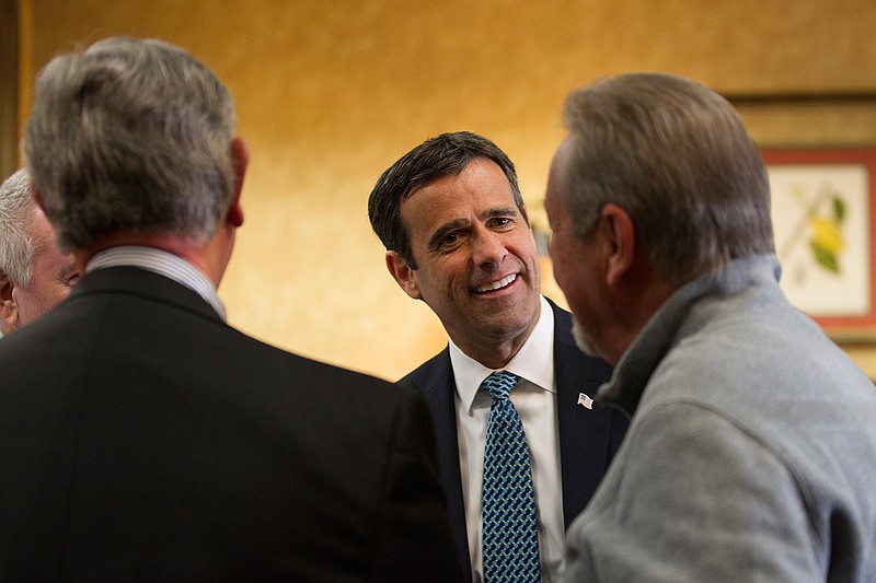 U.S. Rep. John Ratcliffe, R-Heath, makes a campaign stop in January 2014 in Texarkana, Texas.