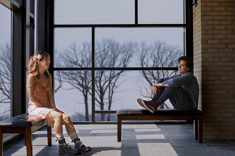 Haley Lu Richardson and Cole Sprouse in "Five Feet Apart." (Patti Perret/CBS Films/TNS)