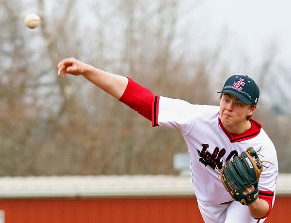 Jefferson City senior Justin Wood is one of the top pitchers for the Jays entering the season.