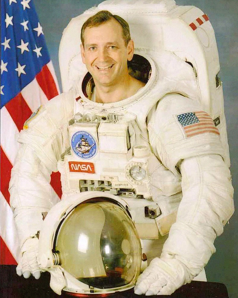 Thomas Akers, of Eminence, is pictured in his official NASA photograph. Prior to his 10 years assigned to the astronaut program, he acquired valuable experience in the U.S. Air Force.