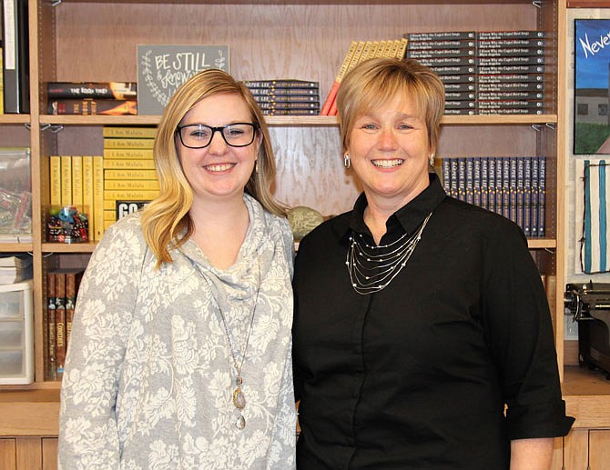 Helias Catholic High School teachers Sarah Kempker, left, and Kathy Jarman have been invited to attend the "Auschwitz — History, Memory and Education" International Summer Academy near Krakow, Poland, this summer.