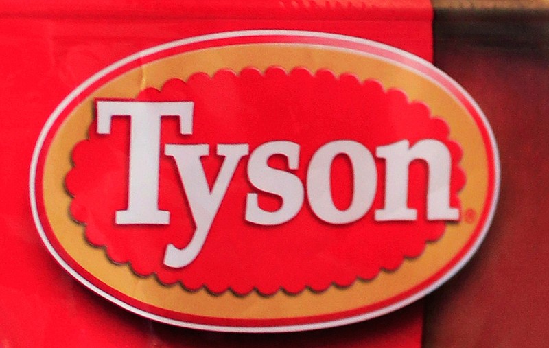 This May 8, 2011, file photo shows a Tyson Foods logo. (AP Photo/Paul Sakuma, File)