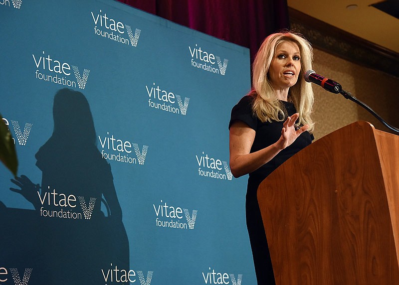Nearly 300 people were in attendance Tuesday, April 2, 2019, at Capital Plaza Hotel in Jefferson City as the Vitae Foundation hosted a fundraising luncheon featuring keynote speaker Monica Crowley. The luncheon was a less formal meal prior to the evening's main event that was expected to draw over 700 guests.