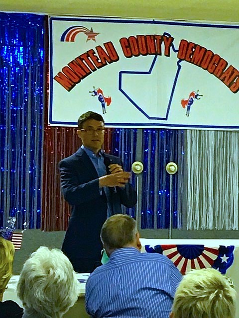 Rep. Kip Kendrick, D-45th District, was the speaker for this year's Moniteau County Democrat Club Truman Day dinner at Centennial Hall. (Submitted photo)