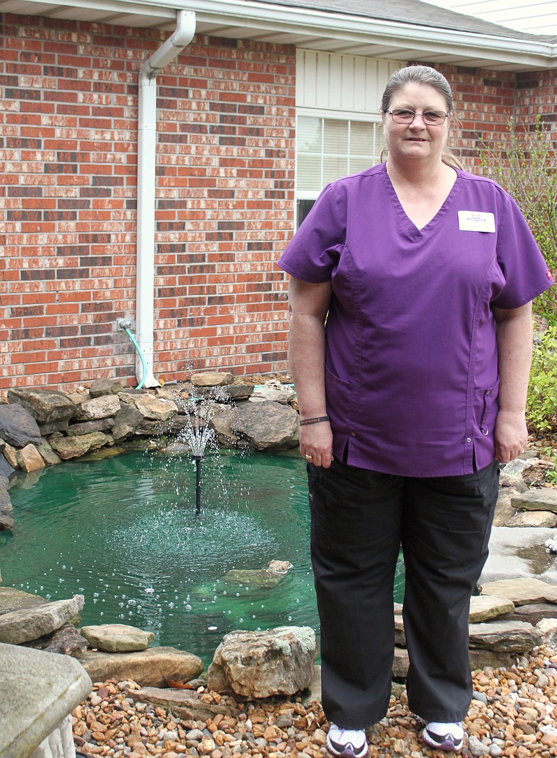 Connie Watring has been a nurse for 33 years and strives to keep her residents at Moniteau Care Center as happy as possible.
