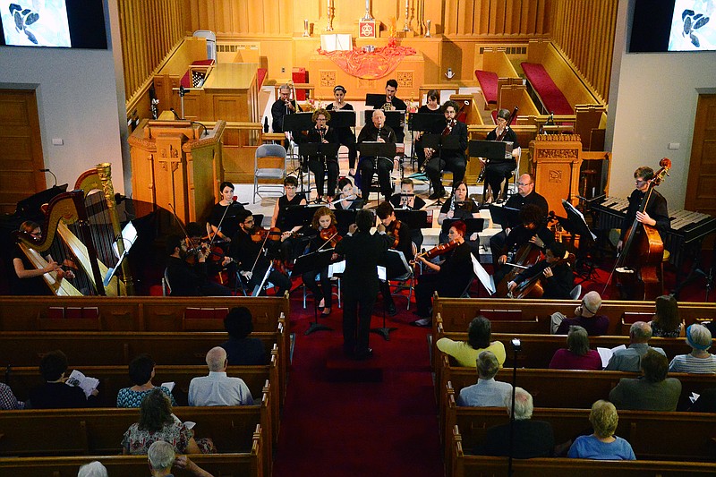 <p style="text-align:right;">Mark Wilson/News Tribune</p><p><strong>The Southside Philharmonic Orchestra performs “Modernism: Rhyming Shapes” last year at Central United Church-Christ. They will perform “Kings of Classical: Haydn, Mozart and Beethoven” on May 17 at the same venue.</strong></p>