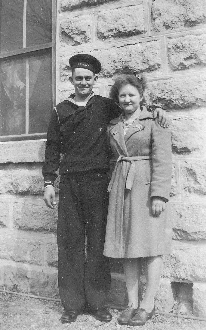 <p>Courtesy of Mary Kay Pople</p><p>Weeks after his discharge from the U.S. Navy in April 1946, Sylvester Boehmer returned to Mid-Missouri and married the former Alvina Pope.</p>