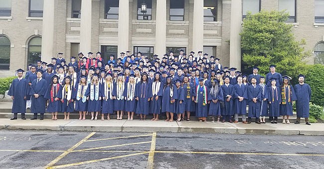 Westminster College graduated 159 seniors Saturday afternoon in graduation ceremonies.