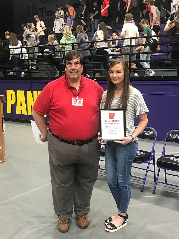 Fouke basketball player receives Courage Award Texarkana Gazette