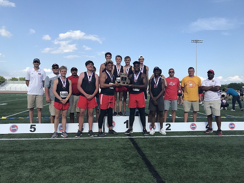 The Jefferson City Jays place 4th in Class 5 state track and field championships Saturday, May 25, 2019 in Columbia.