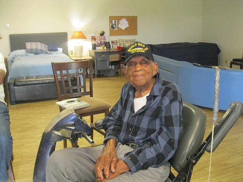 Hooks, Texas, resident and former Army Pfc. R.T. Fort moved back to his hometown of Hooks in 2012 after living more than 65 years in California. Fort, who will be 100 years old next month, stayed in California after receiving his military discharge in 1946 following five years of service in World War II.
