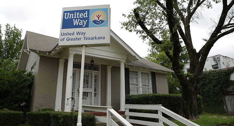 The United Way of Greater Texarkana office building at 214 Spruce St. in the middle of a remodeling project, which is funded by grants.