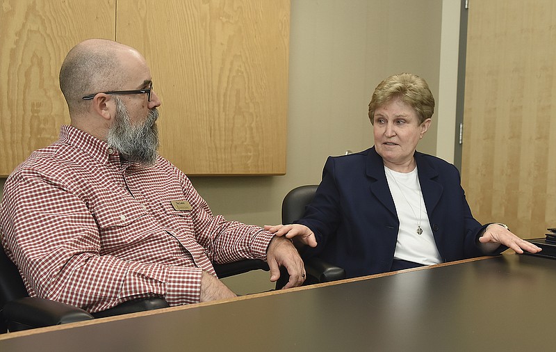 Dan Lester, executive director of Catholic Charities of Central and Northern Missouri, and Sister Kathleen Wegman talk about the plans for Catholic Charities to be involved for the long haul in helping people recover from flooding, tornadoes and other natural disasters that have befallen many in the state, especially in the Jefferson City Diocese. 