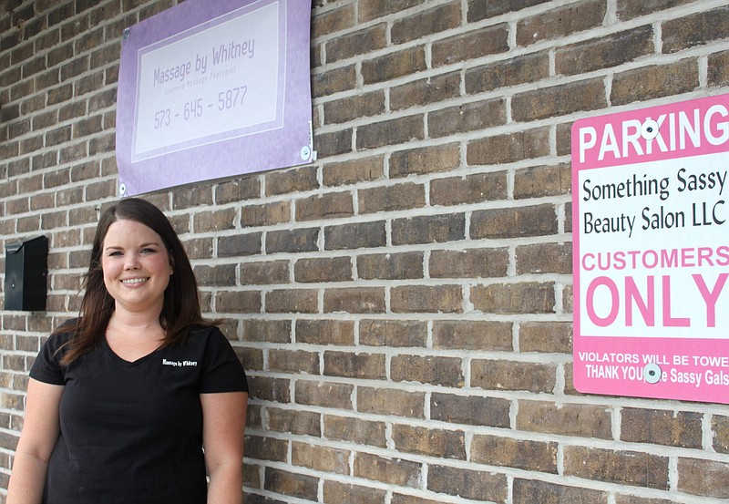 Massage therapist Whitney Crawford has recently added more hours to her business at 705 W. Buchanan St. in California.