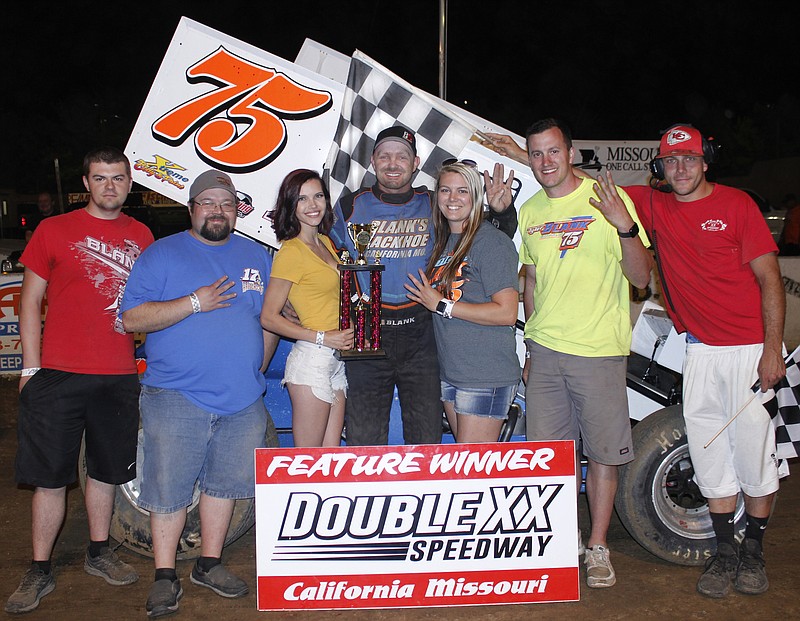 California's Tyler Blank won his fourth race in a row at Double-X on June 2, 2019. (Courtesy of Carol Wirts)