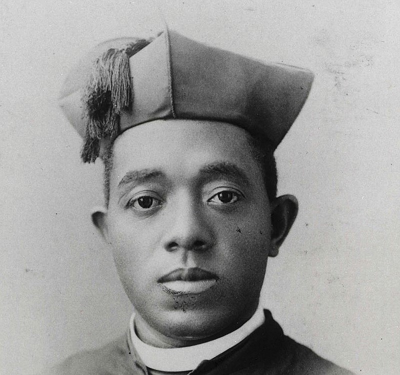 This undated photo courtesy of the Diocese of Springfield in Springfield, Ill., shows Quincy's Father Augustine Tolton. Pope Francis has positioned for sainthood a former slave and the first known black priest in America. The pontiff on Wednesday, June 12, 2019, declared the Rev. Augustine Tolton of Quincy "venerable." The Diocese of Springfield announced that the designation means that Tolton lived a life of "heroic virtue." Church officials are investigating possible miracles attributed to Tolton which could lead to his canonization.(photo courtesy the Diocese of Springfield via AP)