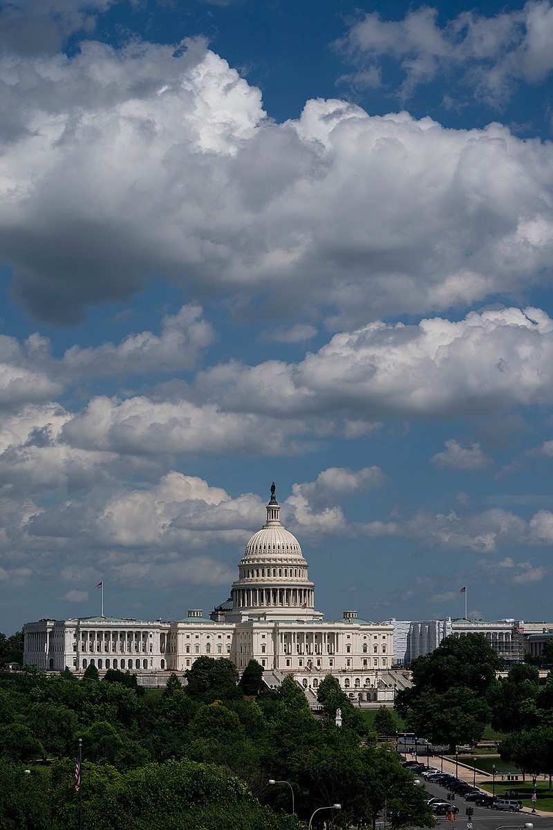 The Capitol is seen from the roof of the Canadian Embassy in Washington, Thursday, June 20, 2019. (AP Photo/J. Scott Applewhite)