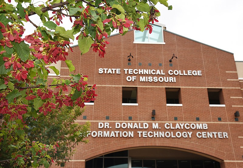 The Claycomb Technology Center on the campus of State Technical College of Missouri in Linn is depicted in this June 30, 2017 photo. 