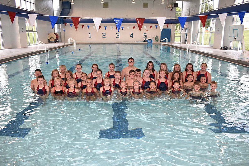 <p>Photo courtesy of Cindy Sedgwick</p><p>The California Stingrays swim team competed in a meet at Boonville on June 29.</p>