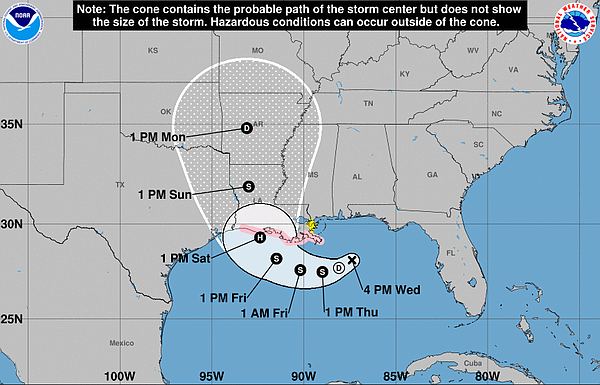 Texarkana area could be in path of potential hurricane