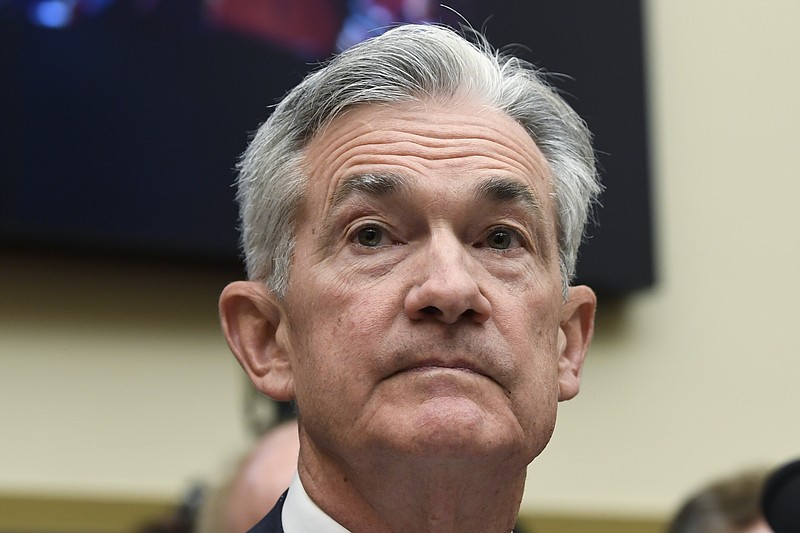 Federal Reserve Chairman Jerome Powell testifies before the House Financial Services Committee on Capitol Hill in Washington, Wednesday, July 10, 2019. (AP Photo/Susan Walsh)