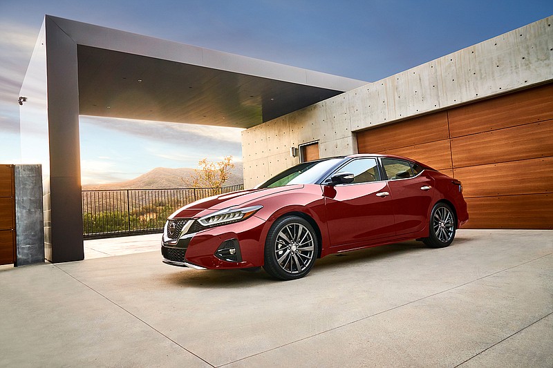 The 2019 Nissan Maxima is shown. (Photo courtesy of Nissan)
